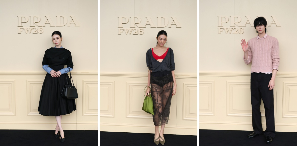 에스파 카리나・미야오 가원・변우석, 밀라노 프라다 쇼 참석…그날의 룩은? 28-Image